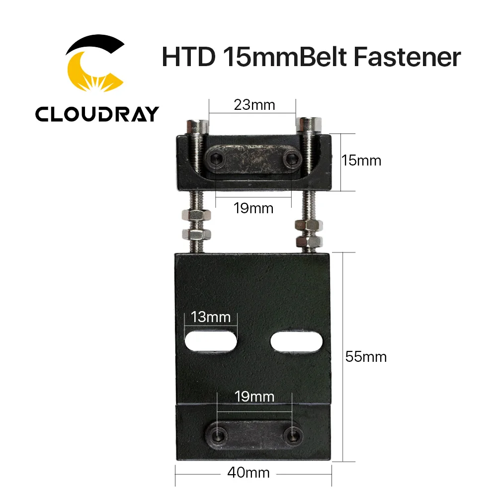 Chiusura a cinghia Cloudray per larghezza 15 mm Cinghie di trasmissione per cinghia dentata aperta per parti di macchine per utensili hardware asse X/Y