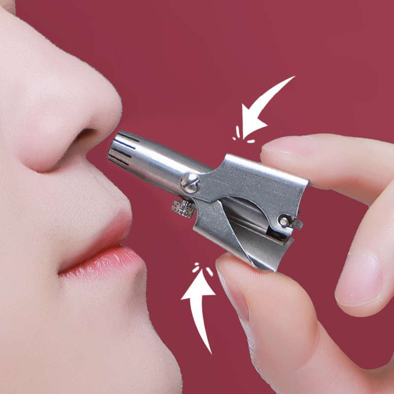Tondeuse à cheveux Portable lavable pour hommes, nettoyage sans rouiller, épilation indolore du nez, rasoir Portable à faible bruit