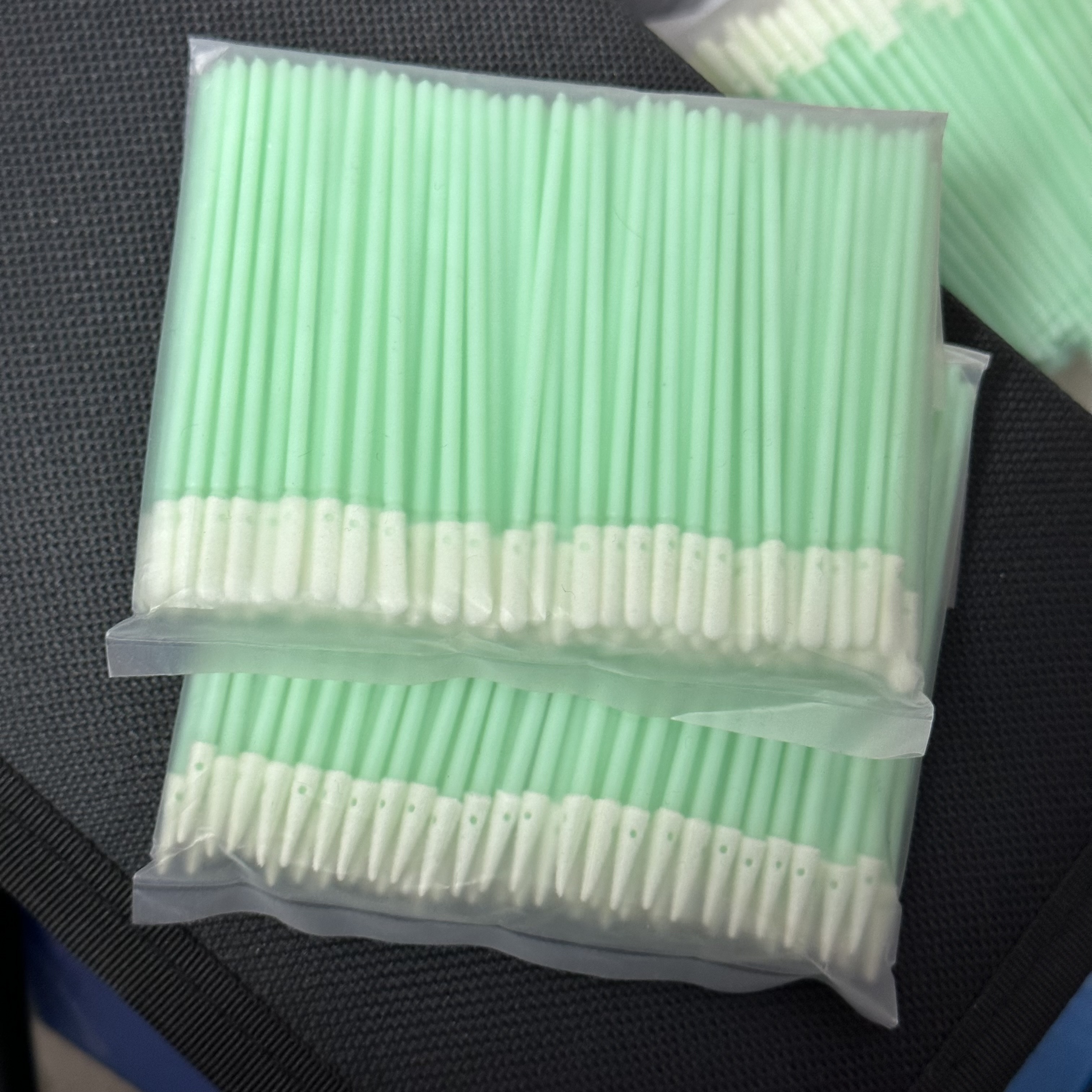 Varillas de limpieza de fibra óptica, hisopos de fibra óptica para conectores LC/SC/FC/ST de 1,25mm/2,5mm, herramienta FTTH de varilla de limpieza de fibra de 100 Uds.