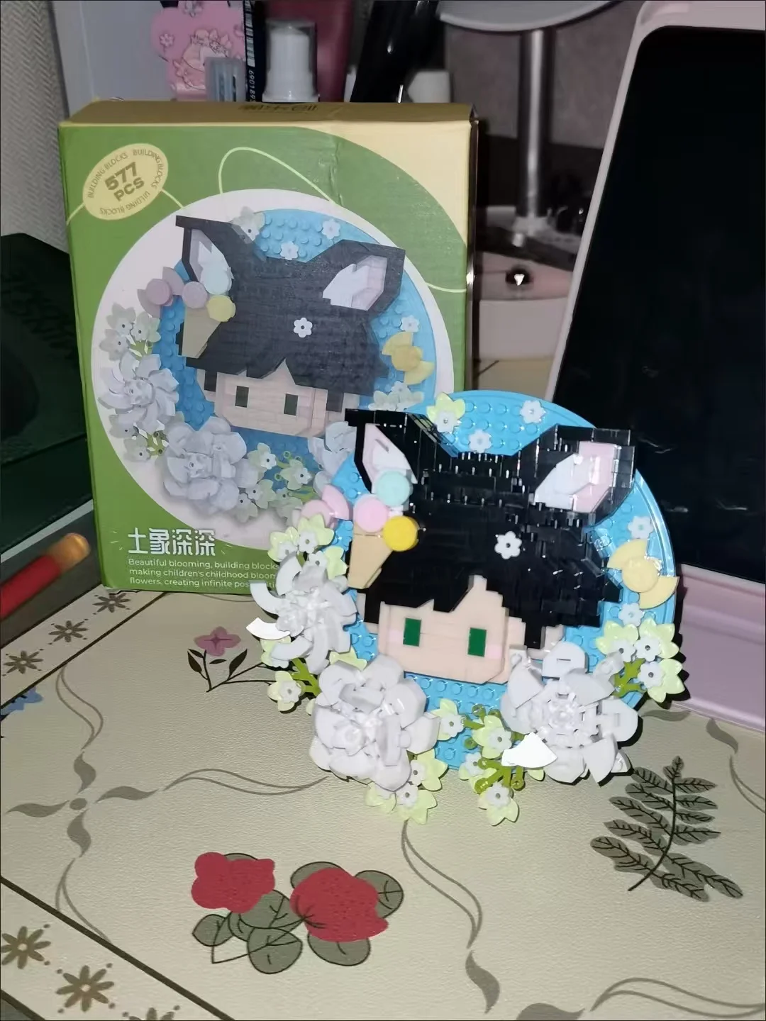 Love and Deepspace Cartoon Block Xavier Zayne Rafayel ralayo Sylus Figures Diamond 3D Model Micro Building Blocks for Adults