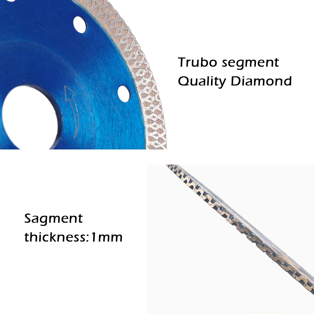 Cutting Saw Blade 115/125mm Diamond Saw Blade For Porcelain Tile Ceramic Dry/Wet Cutting Disc Saw Blade Angle Grinder Tools