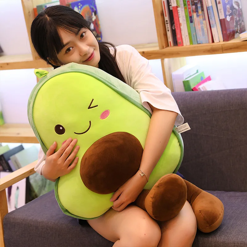 ใหม่น่ารัก Avocado ตุ๊กตาของเล่นตุ๊กตาเด็กหมอนนอนตุ๊กตาขนาดใหญ่วันหยุดของขวัญ Kawaii สร้างสรรค์ผลไม้ Rag ตุ๊กตาเบาะ