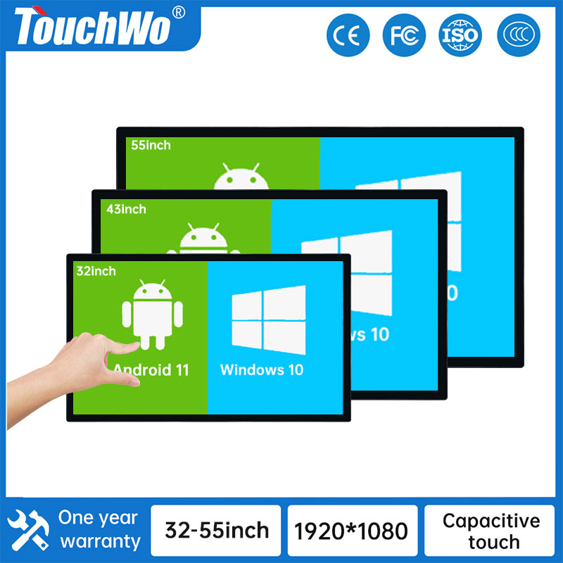 32 43 55 "Monitor Touchscreen per lavagna interattiva, lavagna elettronica per Computer All-in-One per riunioni in aula dell'ufficio