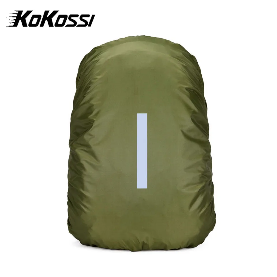 KoKossi 1 pz 20-60L Zaino da trekking all'aperto Copertura antipioggia Zaino Copertura impermeabile Ciclismo Escursionismo Copertura antipioggia riflettente Unisex