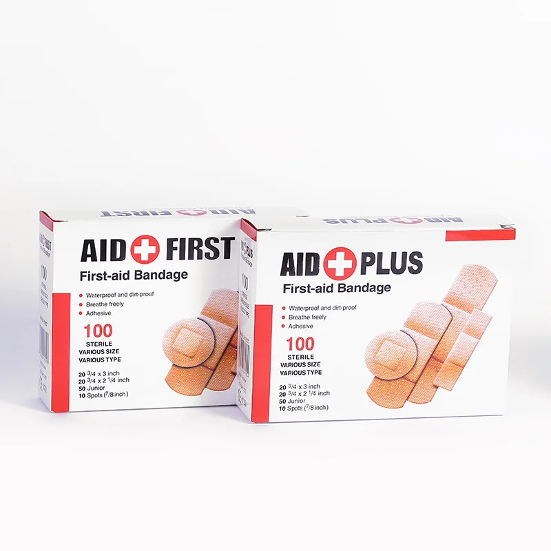 100 unids/set vendaje de bebé impermeable transpirable yeso adhesivo hemostasia pegatina para heridas vendaje tirita Banditas para niños