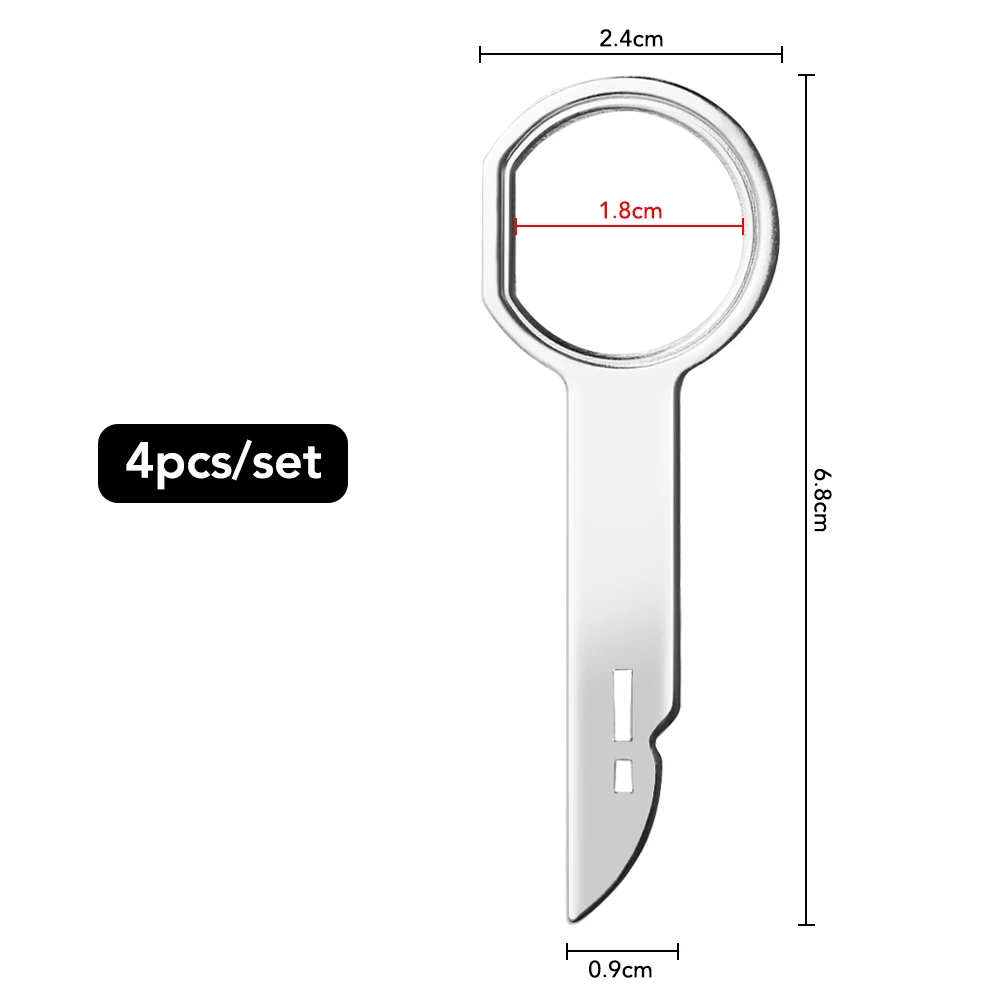 Teclas de extracción de Radio estéreo de coche, herramienta de CD para Audi A4, A3, B6, B8, VW Passat B5, B7, Skoda Octavia A7, A5