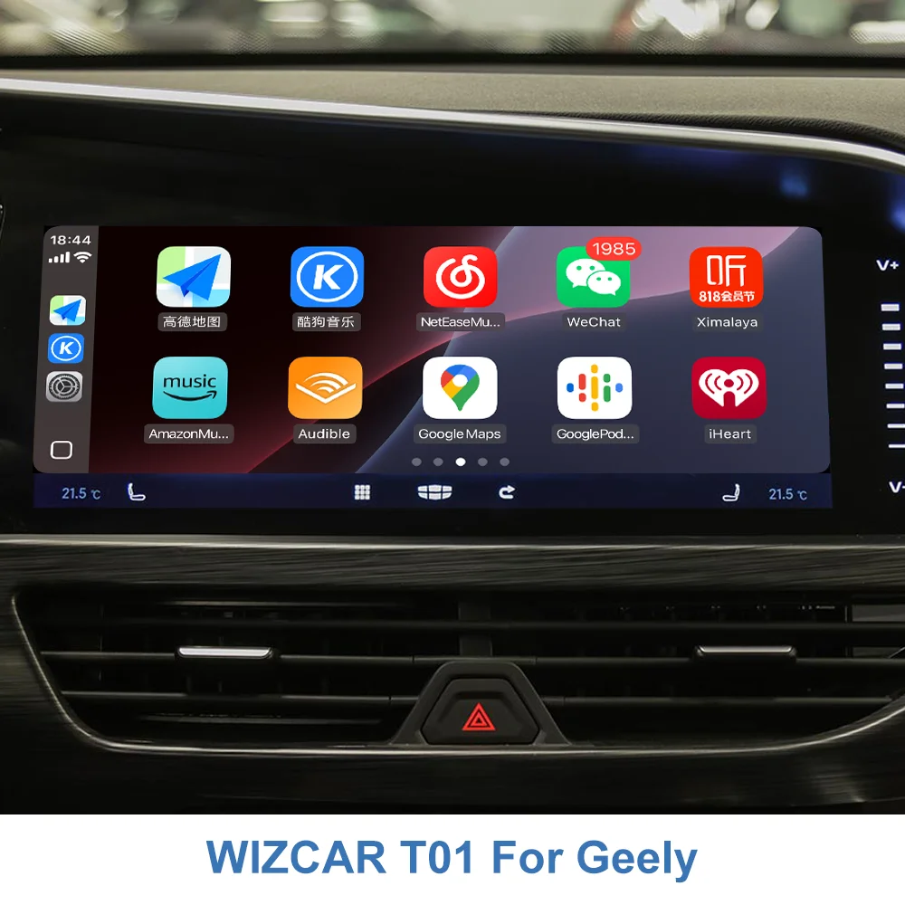 Geely Tugella Emgrand Monjaro Atlas Pro Azkarra WIZCAR T01 Google Waze Map Spotify Music Original Solution For Geely 2022-2024