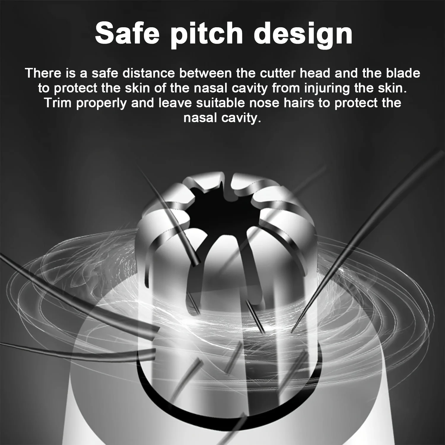 Aparador elétrico do cabelo do nariz para homens e mulheres, fácil limpeza barbeador, cortador de cabelo, navalha, ferramenta de barbear, 1pc