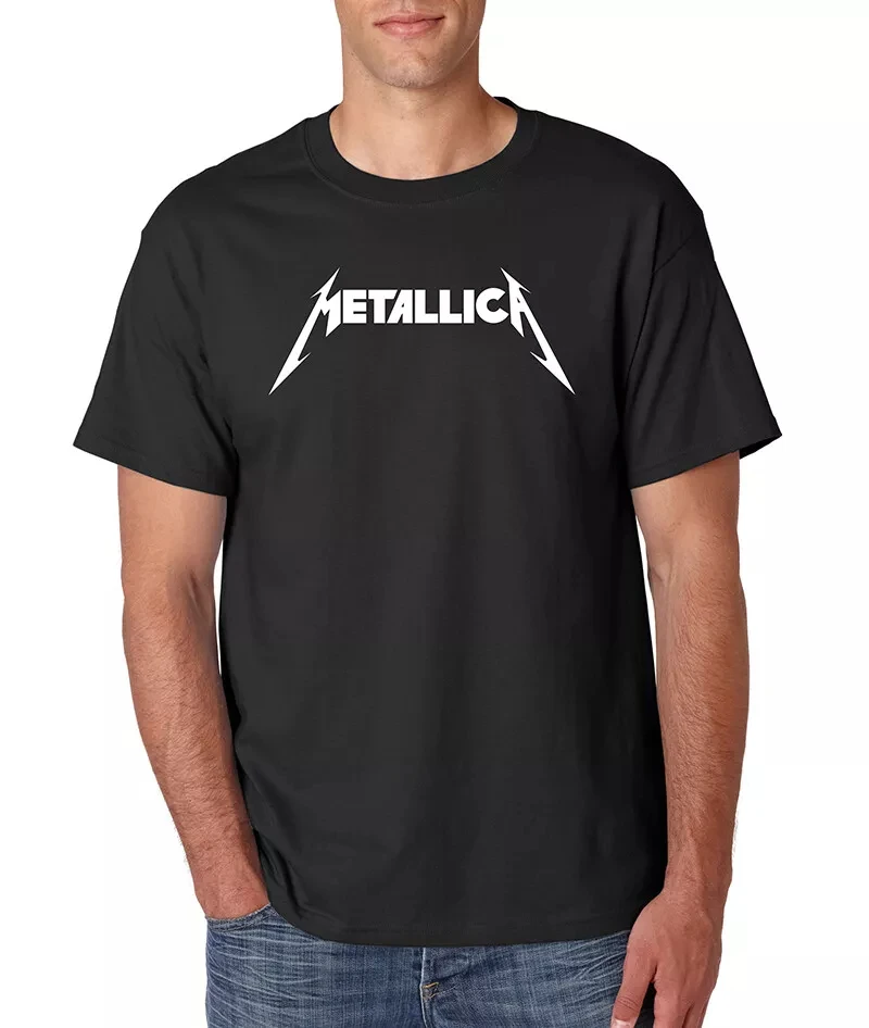 METALLICA Logo T-Shirt Klassisches Logo Hard Metal Rock Konzert James Hetfield T-Shirt High-End-Luxus ist sowohl für Männer als auch Frauen Top Y2k