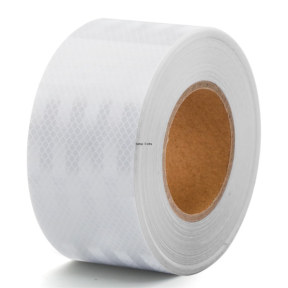10 cm Reflektor Aufkleber Sicherheit Wasserdicht Klebstoff Auffälligkeit Rot Weiß Fluoreszierende ReflectiveTape DIY 1M Für Auto Anhänger Lkw