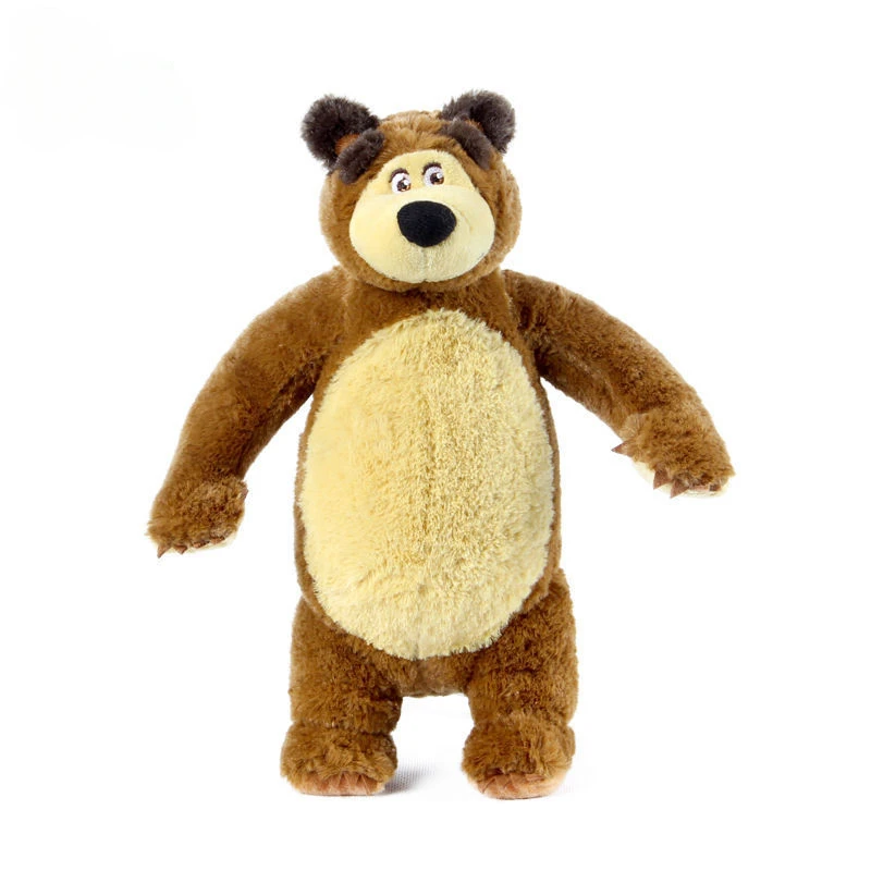 Masha and The Bear Plush Toys Cartoon Dolls Comfort Toys Animation Derivatives Children's Decorative Ornaments Children's Gifts