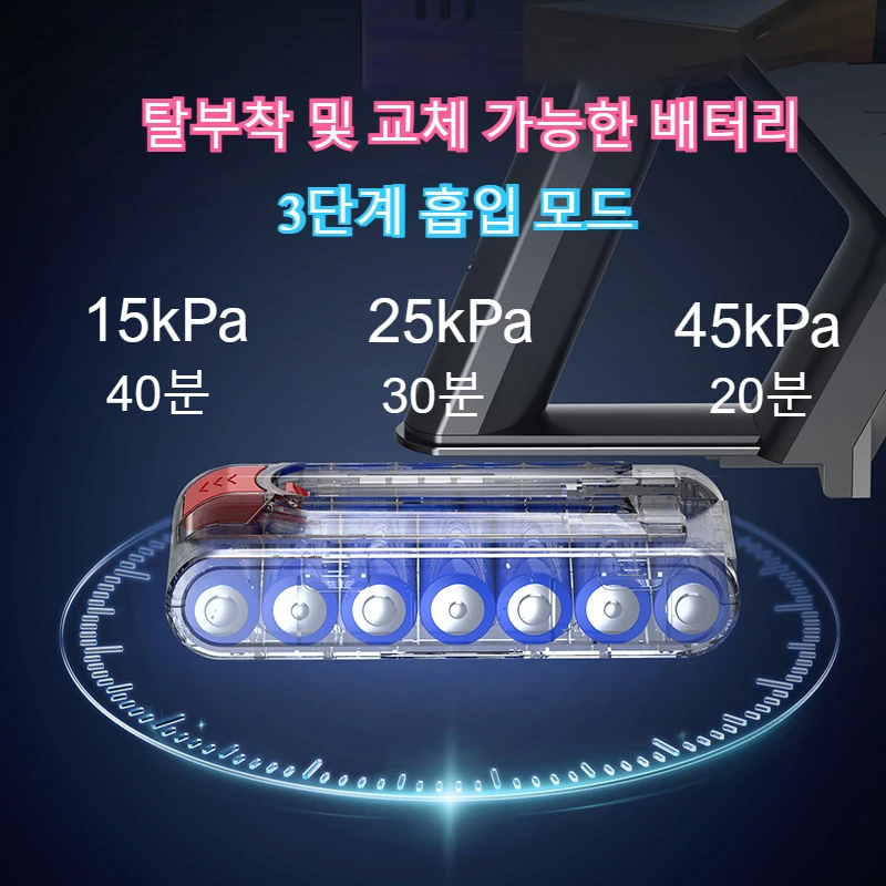 IDEACH V18 무선 핸드 헬드 진공 청소기 550W 45kPa 흡입 터치 스크린 이동식 배터리 경량 바닥 자동차 애완 동물 머리카락