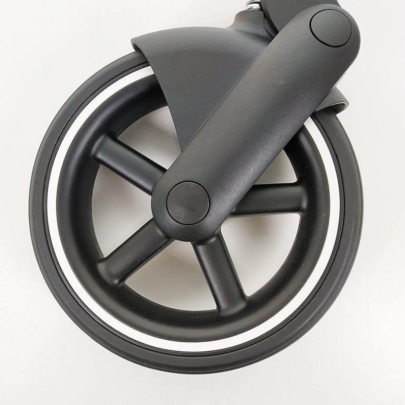 Rueda Stoller para rueda delantera Cybex Gazelle S con marco de rueda, accesorios de repuesto directo para cochecito de bebé