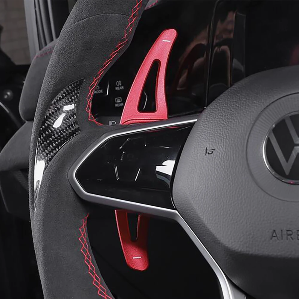 Cho VW Golf 8 MK8 R GTI R Dòng Phụ Kiện 2020 2021 2022 Nhôm Lái Ô Tô Dịch Chuyển Mái Chèo Nối Dài 2 Chiếc