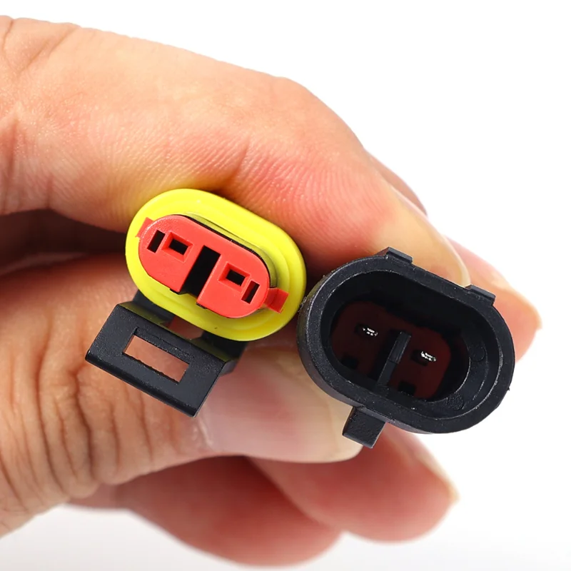 5 Juegos/10 Uds conector impermeable enchufe coche motocicleta Scooter vía marina con conector de cable conector macho hembra de cable automático