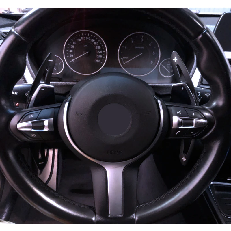 Paar Auto Stuurwiel Shift Paddle Shifter Verlengstuk Aluminium Voor Bmw F30 F31 F32 F10 F20 F22 F15 F16 Gt Z 4X1X3X4X5X6