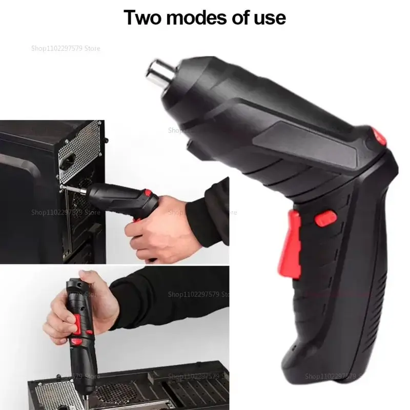 47pcs Rechargeable Electric Screwdriver Kit 3.6V Cordless Lithium Power Tool Set 1800mAh Battery Powered Portable Cordless