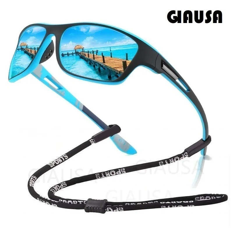 Gafas de sol polarizadas para pescar con cadena para hombres y mujeres, gafas de sol para conducir, senderismo, pesca, antideslumbrantes, UV400