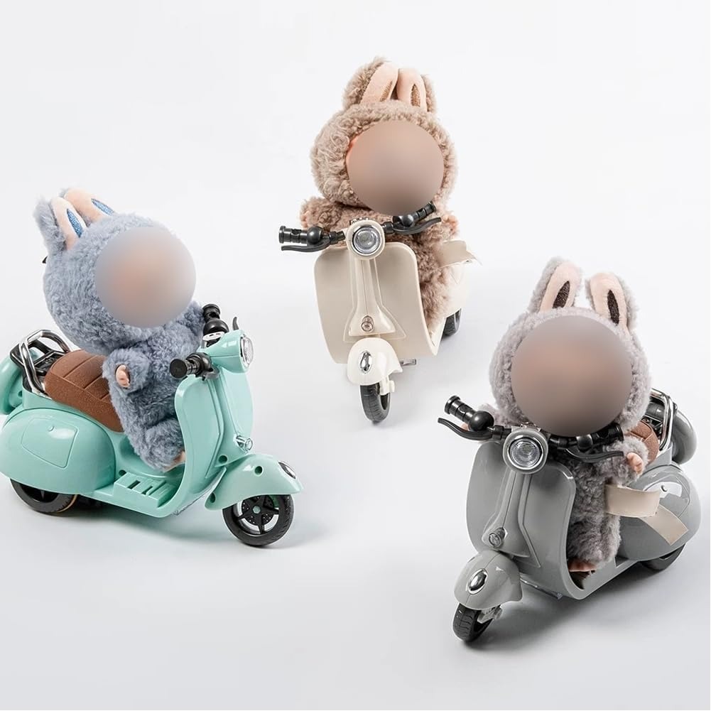 Poupée Mini moto électrique jouet pour enfants pour moteur de jouet labubu pour poupée (sans poupée)