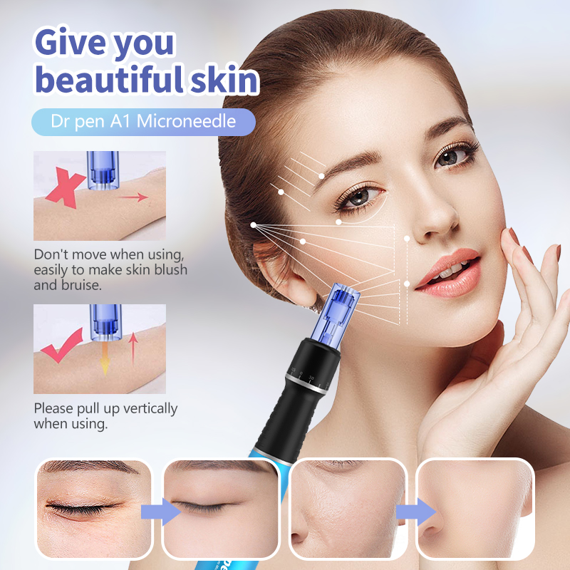 Authentisches Dr. Pen Ultima A1 Auto Micro Skin Pen Derma System mit 12-poligen Patronen, Hautpflege-Reparatur-Werkzeugsatz