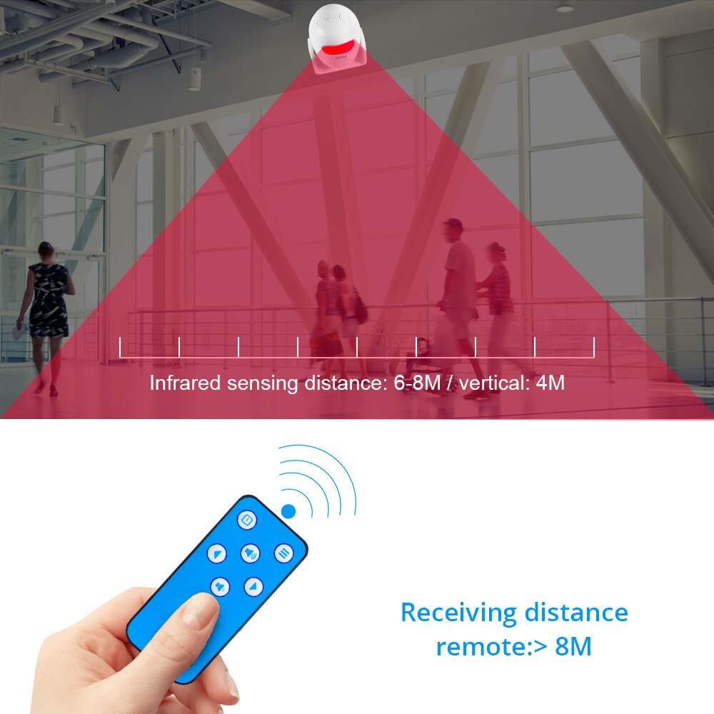 KERUI M120 Smart Motion Detektor Alarm PIR Infrarot Anti-Diebstahl Einbrecher Willkommen Chime Türklingel Für Garage Shop Home Security