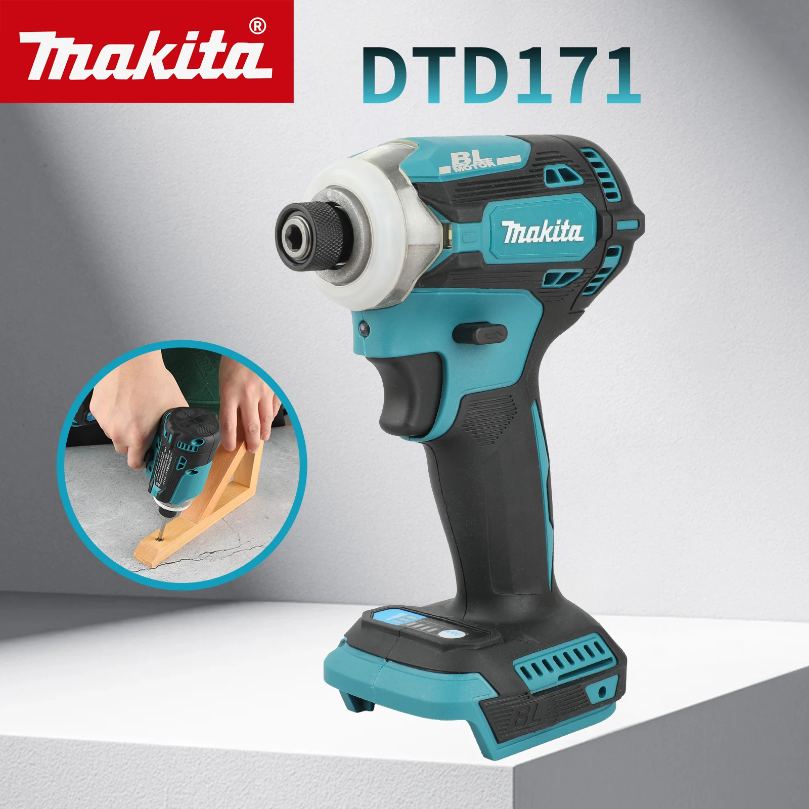 Makita DTD171 Avvitatore a percussione a batteria Utensili elettrici senza spazzole, Motore Bare Tool power makita 18v tools Makita utensili elettrici