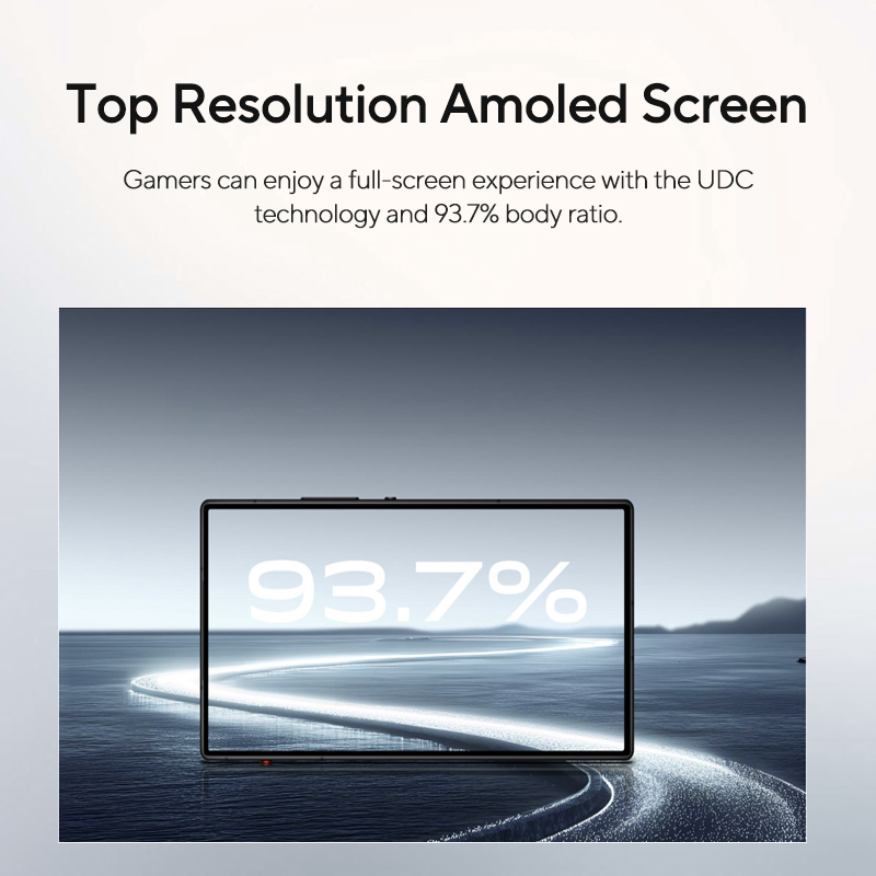 Versión Global RedMagic 10 Air Gaming Phone Diseño ligero 6,8 "Snapdragon 8 Gen3 6000mAh 80W Carga 50MP NFC