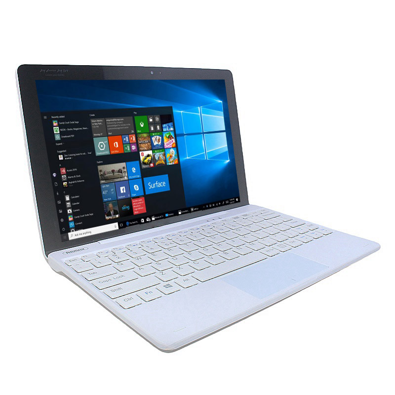 2GB RAM 32GB ROM 10.1 "Tablet mit abnehmbarer Tastatur 64Bit Windows 10 Z8350 4-Kern-CPU Dual Camear HDMI-Anschluss