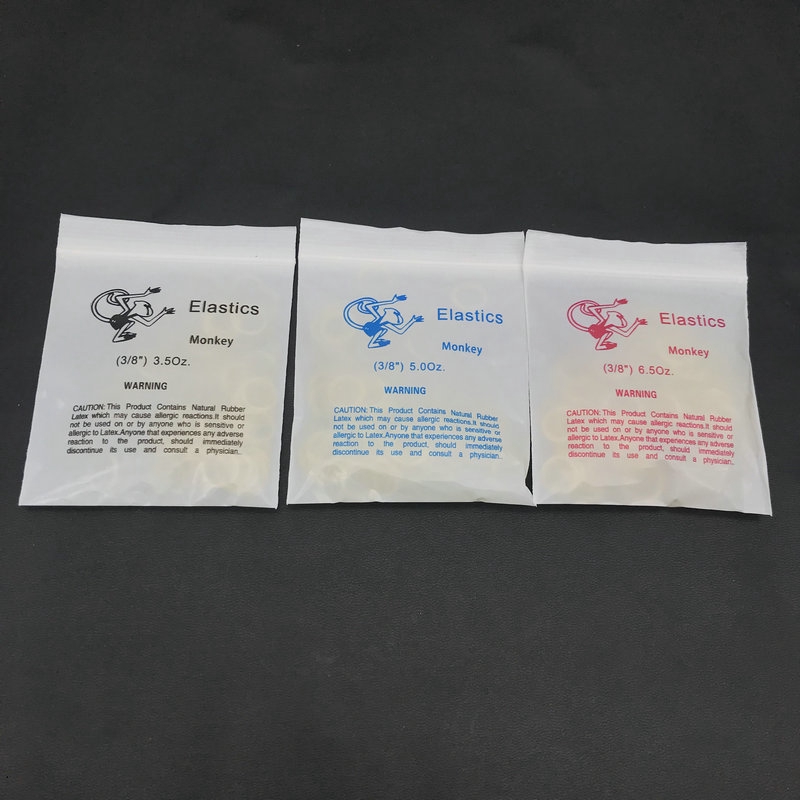 100 ピース/バッグ歯科矯正ゴムバンドオルトゴムラテックスブレース非毒性ツール 3.5 オンス/5 オンス/6.5 オンス歯科医ゴムバンド