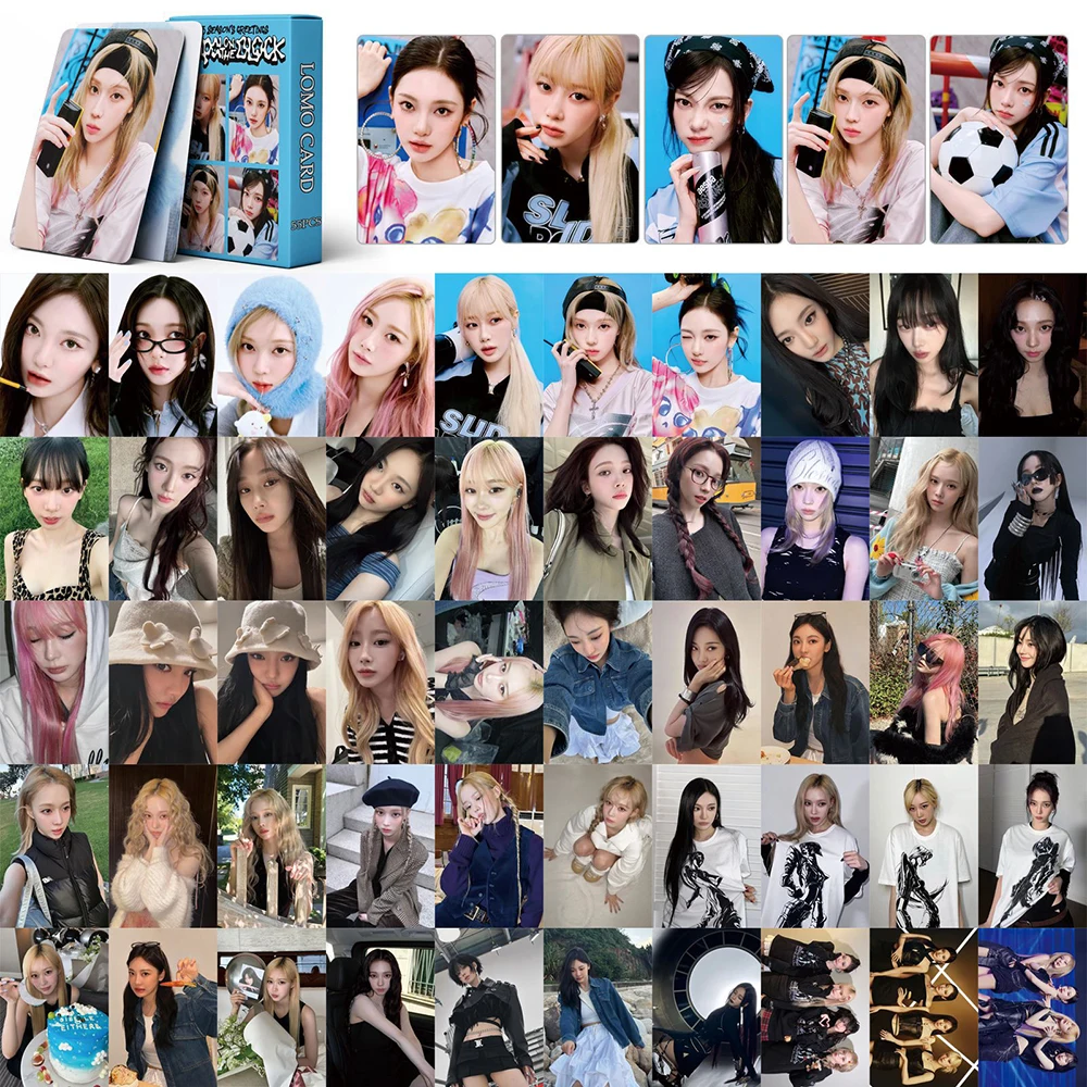 55 шт./компл. Kpop новый альбом ломо карты HD фотокарточки фотокарточка для девочек для коллекции фанатов подарок