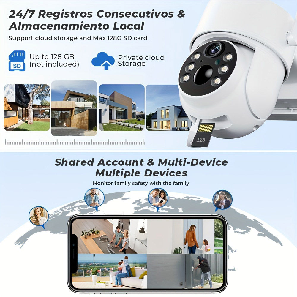 ICSEE Solar Wireless Camera Wifi Outdoor 4MP Surveillance IP CCTV With battery and Solar Panel 360 PTZ Security Protection