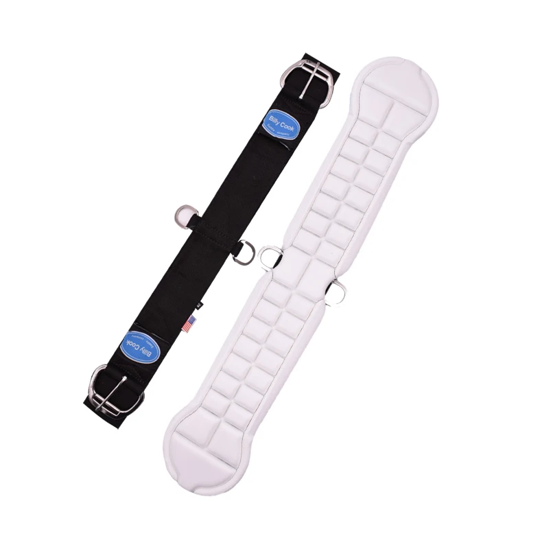 Cincha de caballo occidental, espuma desmontable, resistente al frío, resistente al desgaste, rollo que absorbe el sudor, cincha con hebilla cómoda