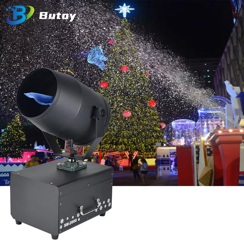 2000W High Power Shaking Snow Machine Outdoor Degree Shaking Snow Machine Outdoor Party Snow Making Machine