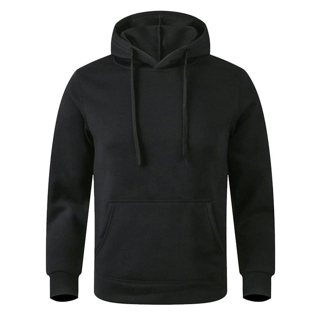 Sudadera cálida para hombre y mujer, ropa informal de Color sólido, jerséis deportivos, sudaderas con capucha con bolsillo para Fitness, multicolor