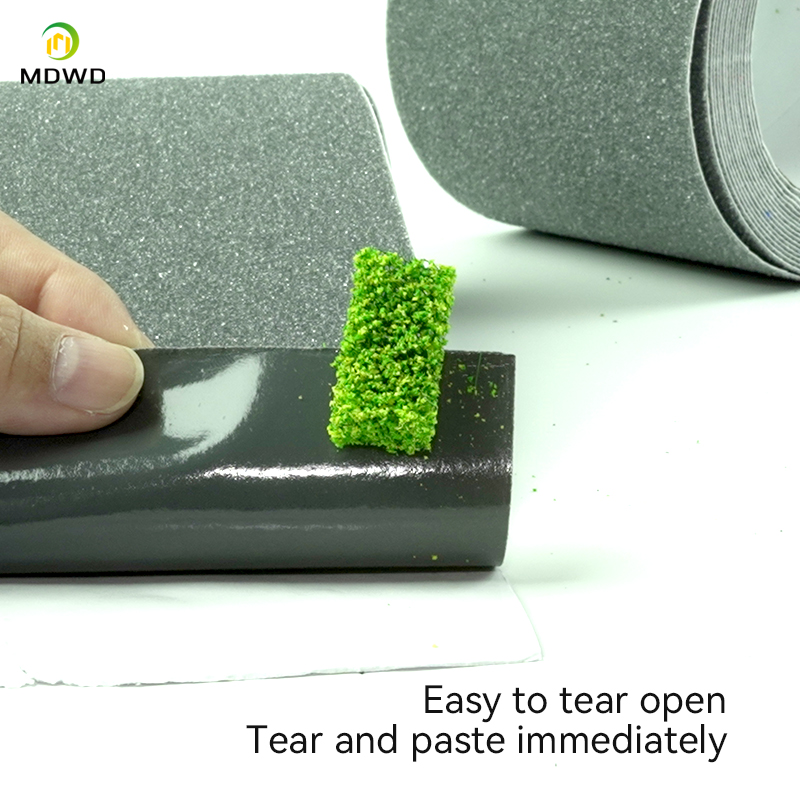 5 cm 10 cm grijs modelspoorwegtape met zelfklevende achterkant landschap land diaroma-indeling