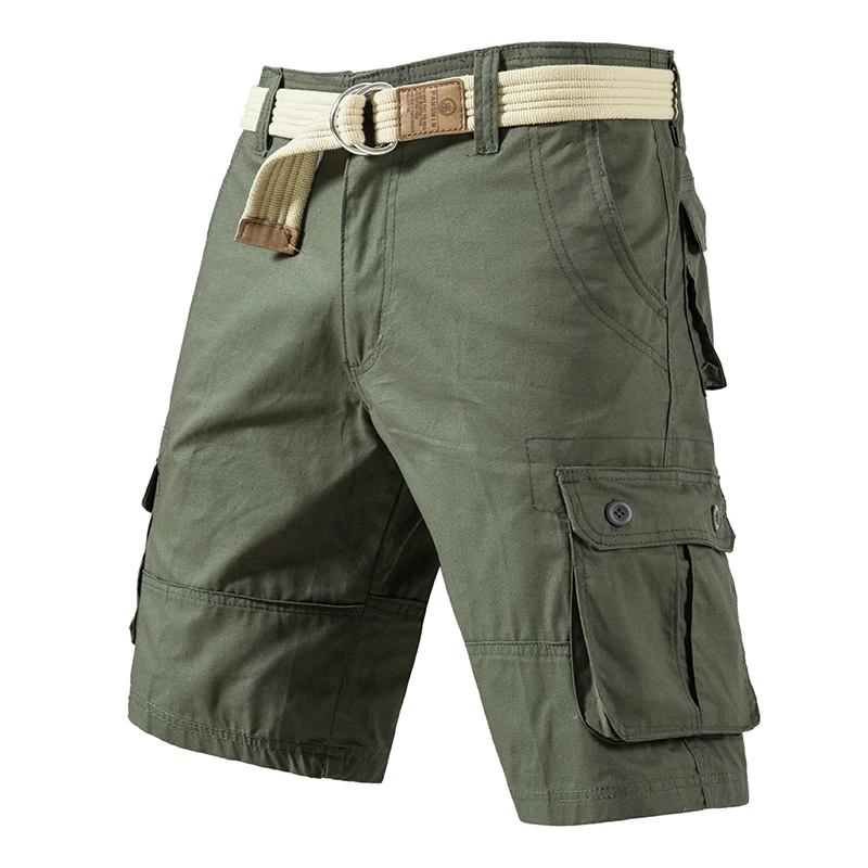 Carga joelho shorts masculino esportes casuais bermuda plus size algodão meia calças de golfe em linha reta correndo ginásio shorts calças