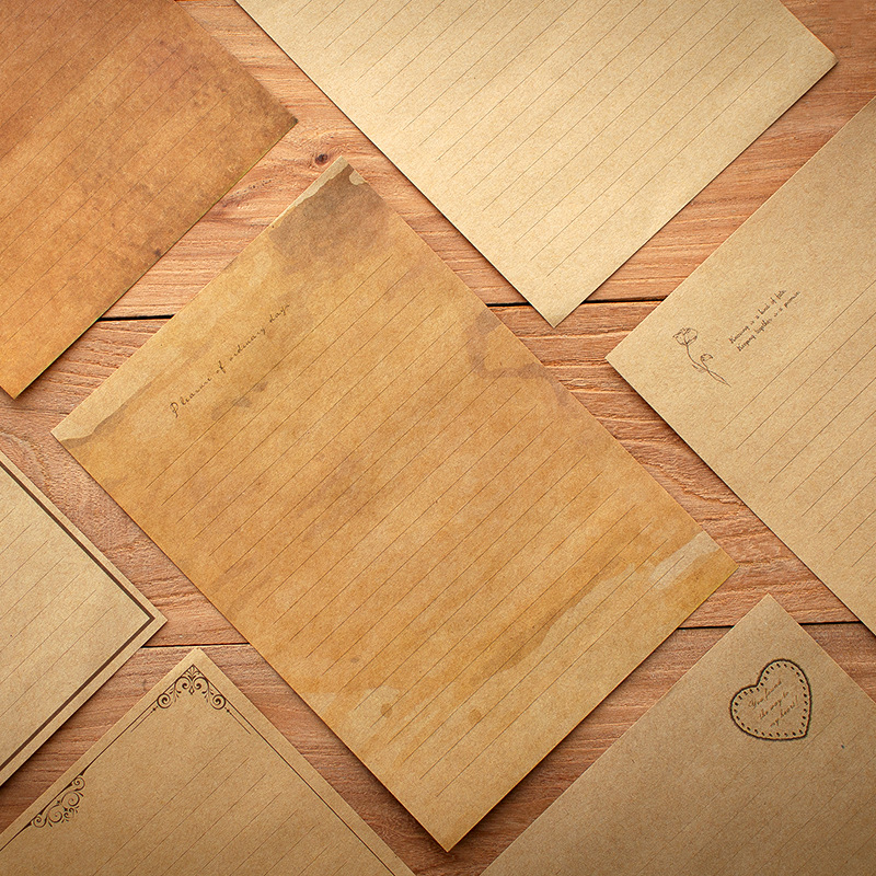 12 ピース/セットヴィンテージ紙封筒レトロ便箋はがき収納袋結婚式招待状レター韓国文具オフィス