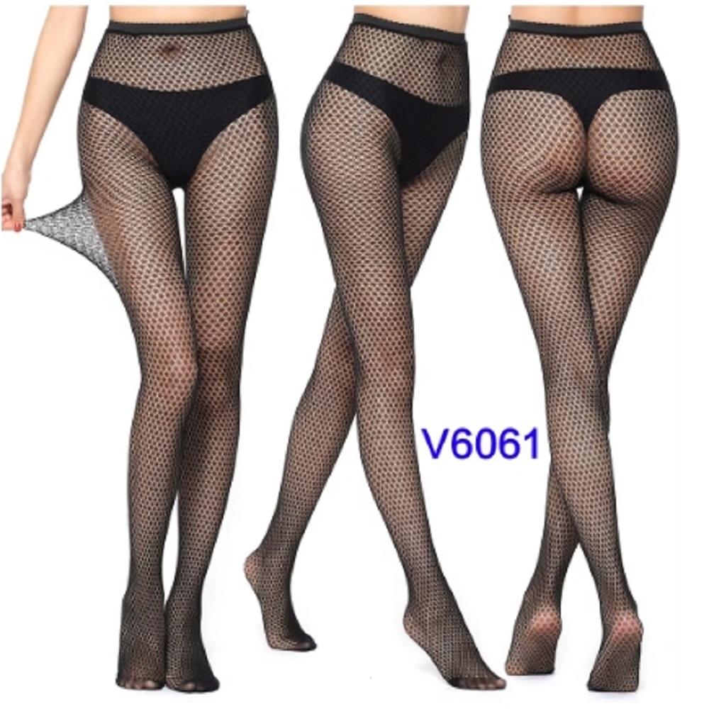 Bas résille en dentelle pour femmes, leggings à motifs, collants en filet