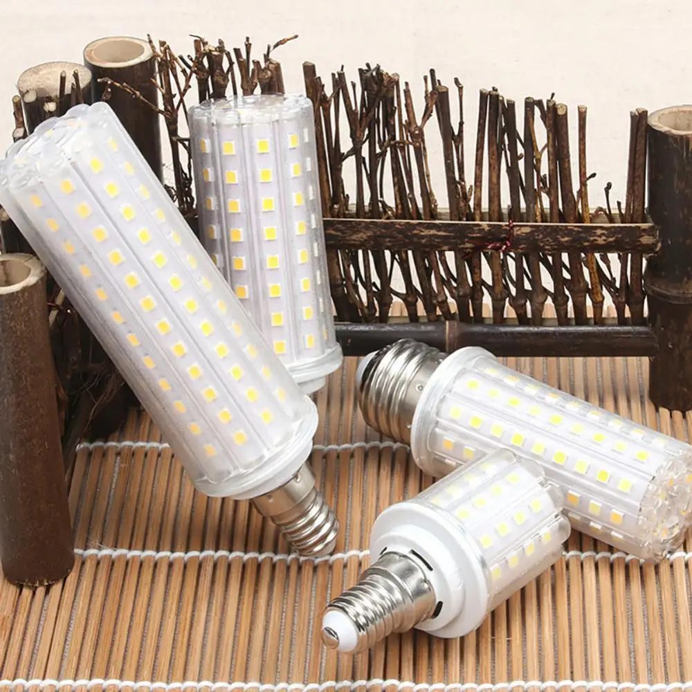 E27 หลอดไฟ LED ข้าวโพด AC85-265V E14 ไฟ LED 10W 20W 24W ห้องนั่งเล่นห้องนอนโคมไฟตกแต่ง 220V หลอดไฟบ้านอุปกรณ์ 110V