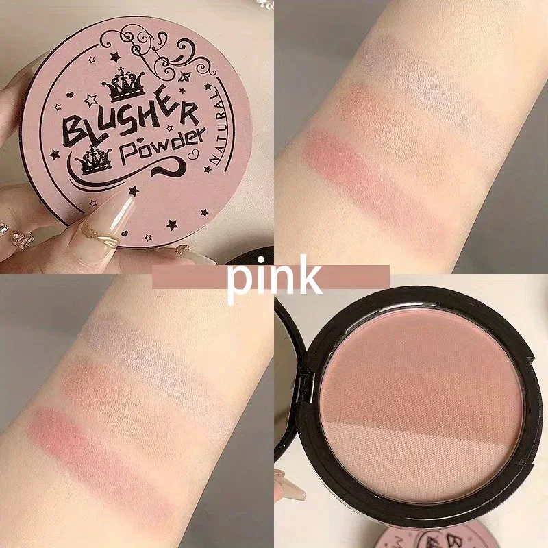 3-kleuren grijs trimpalet Blush-palet Prachtige matte neusschaduw Oogschaduw Verhelderend contourtrimpalet