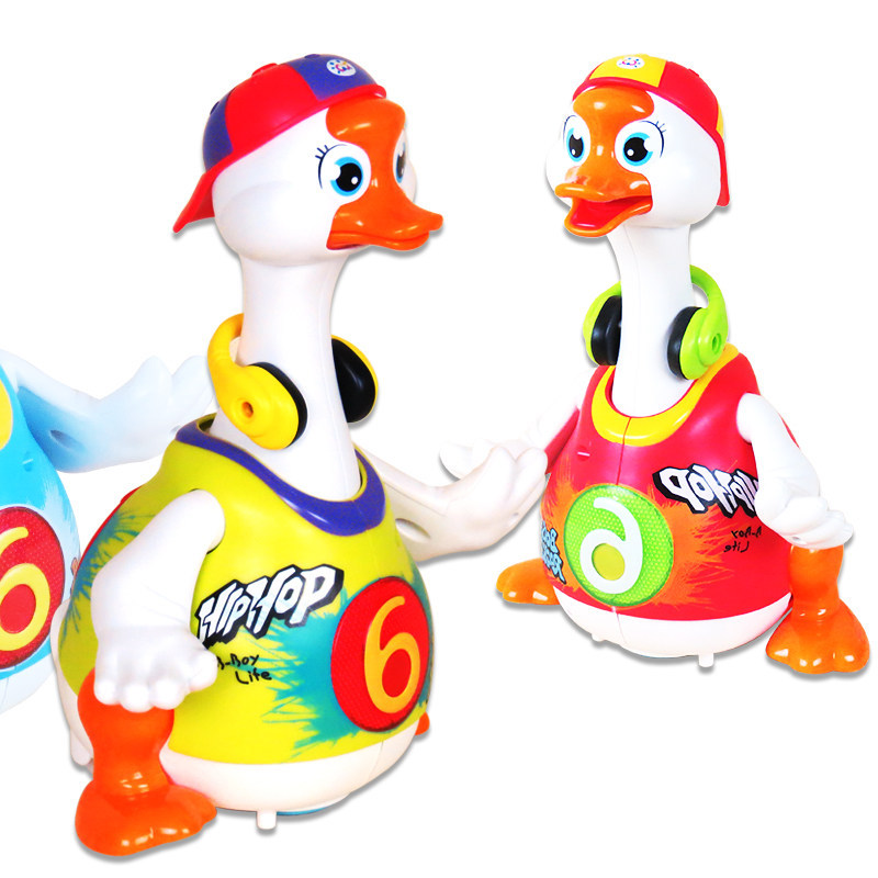 Robot Duck toy Interactive Dancing Duck Electronic Singing Cute Pet Toys Walk With LED For Children Birthday Gifts