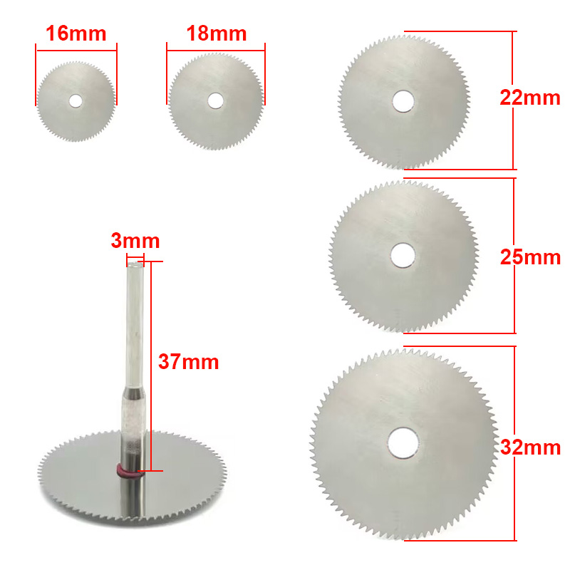 6Pcs Mini Kreissäge Klinge Elektrische Schleifen Trennscheibe Dreh Werkzeug für Dremel Metall Cutter Power Tool Holz Trennscheiben
