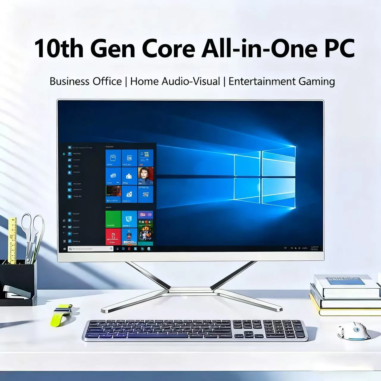 Komputer All-in-One I3/i5/i7/i9 21.5'' 23.8'' 27'' 16GB 32GB 256GB 512GB 1920*1080P System Win 10/11 Komputer All-in-One do Domu i Biura