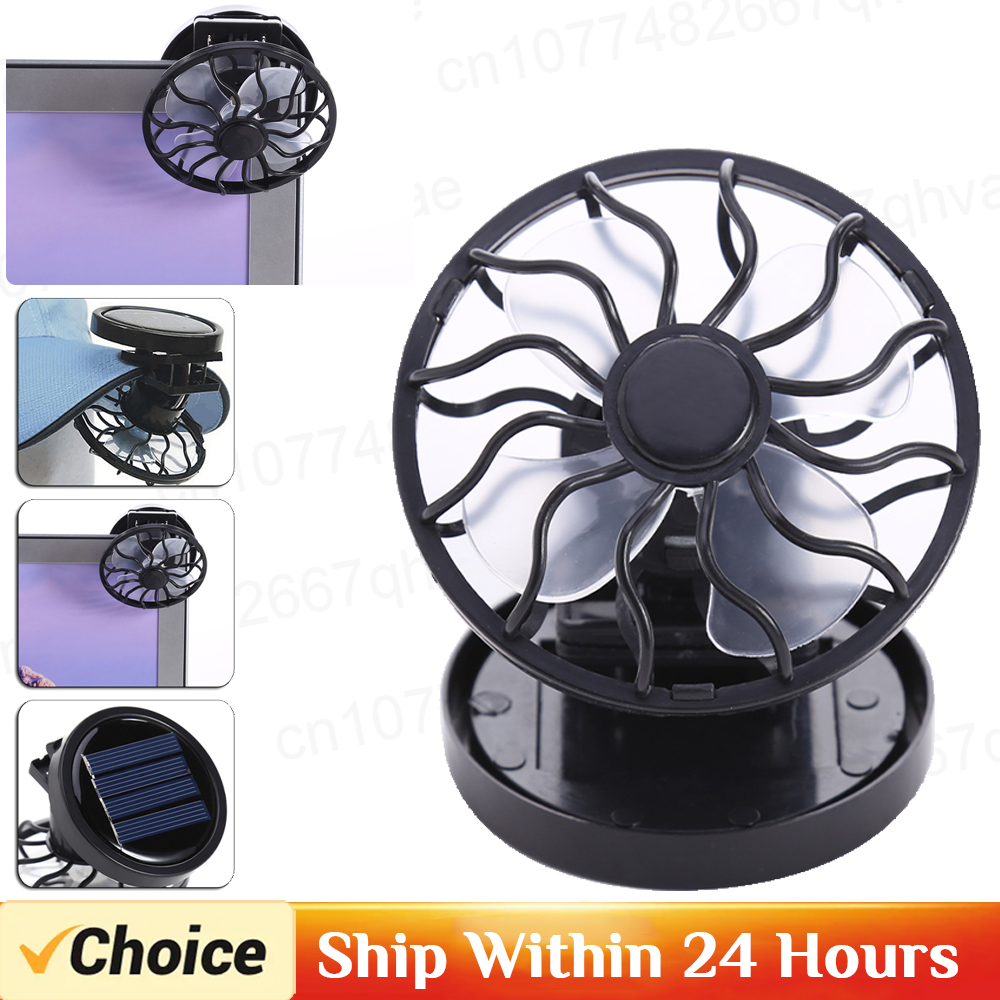 Portátil Mini Solar Powered Clip Fan, Hat Cap Cooler, acampamento ao ar livre, caminhadas, Wilderness Survival, Celling Fans, verão