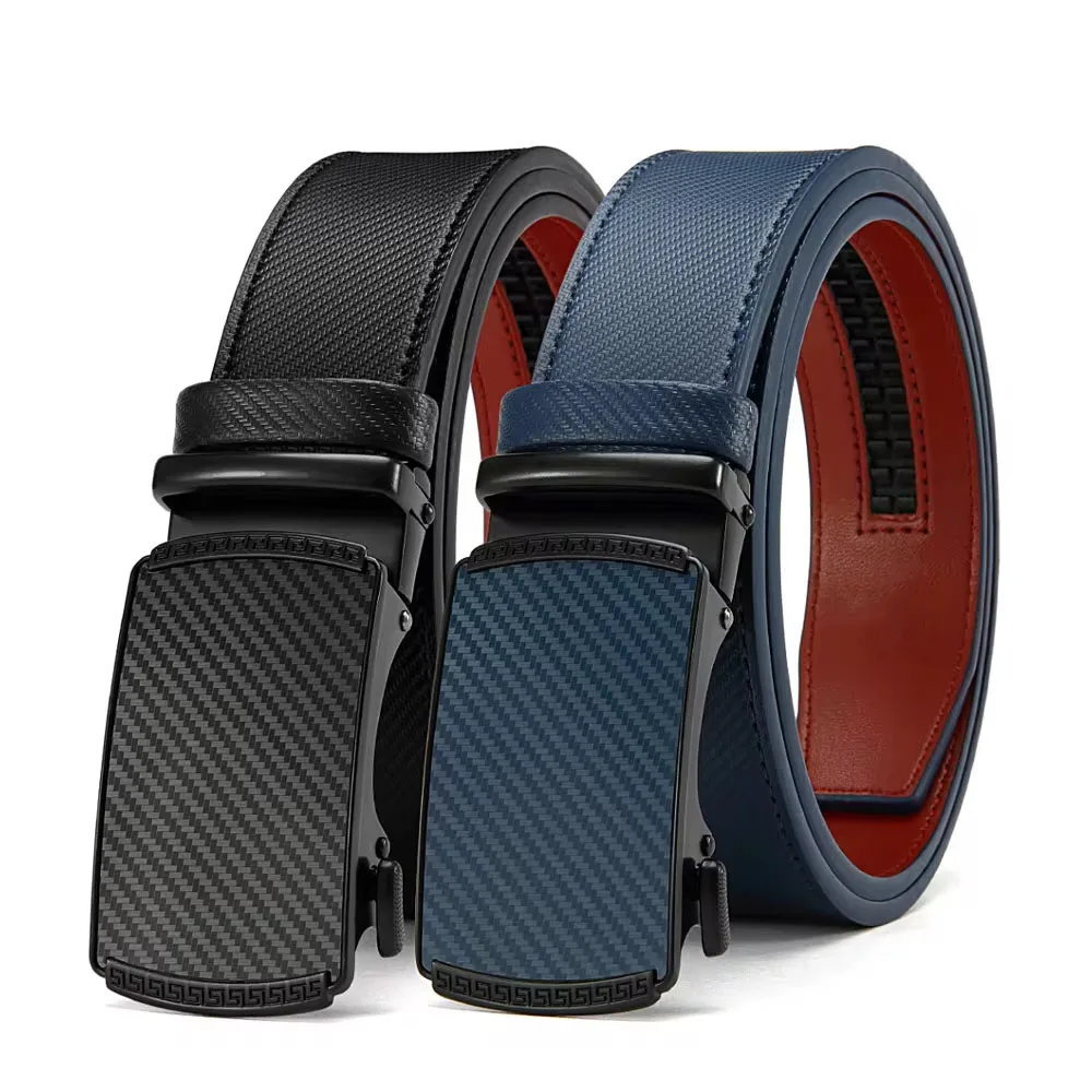 Cinturones de hombre, correa de cintura de cuero, cinturón con hebilla automática para hombre, faja de alta calidad, cinturones para mujeres y hombres, regalos 105 115 125cm