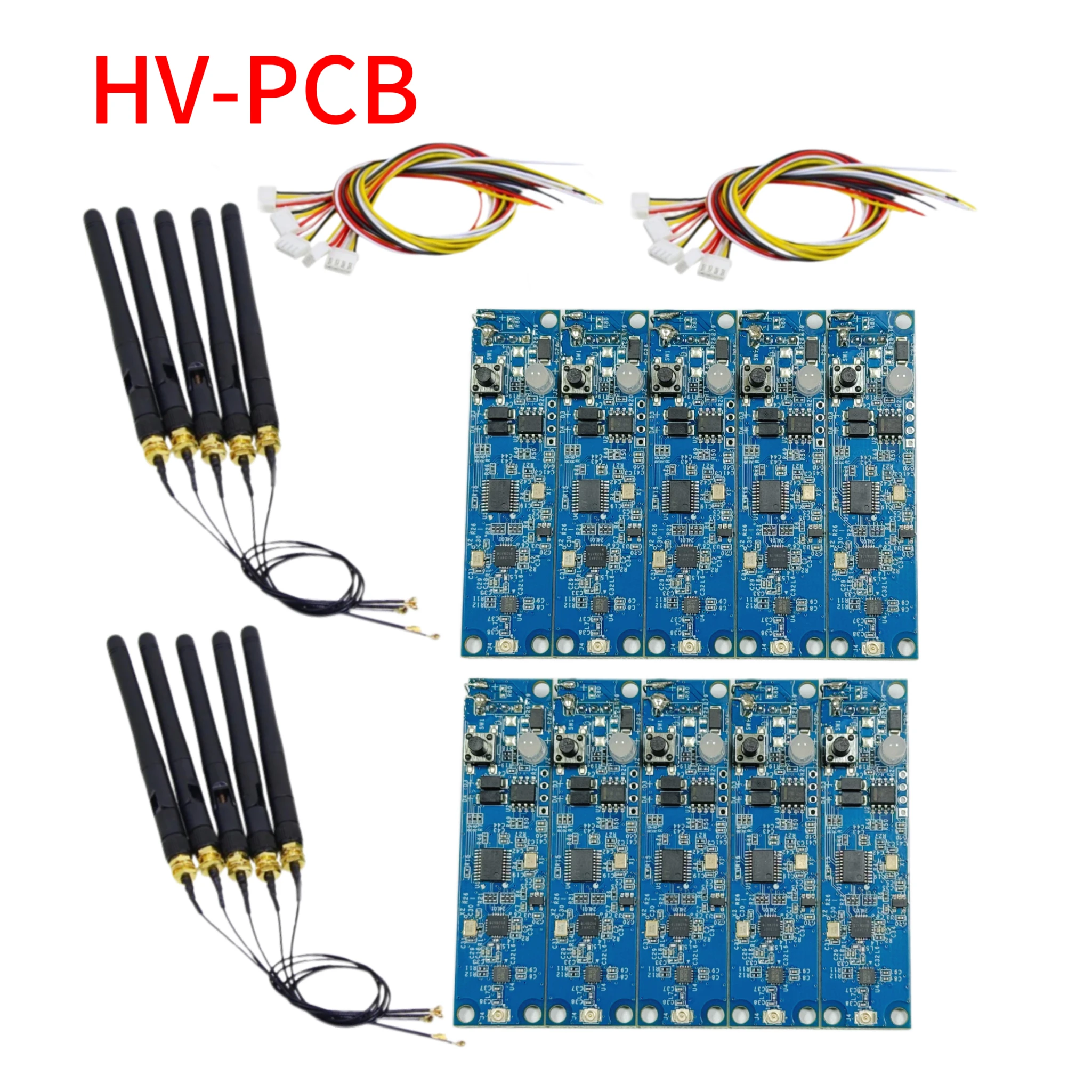 A8 2.4G ISM DMX 512 Controller wireless Modulo PCB Trasmettitore 2 in 1 Ricevitore per luce da palco Wireless incorporato fai da te 485EE