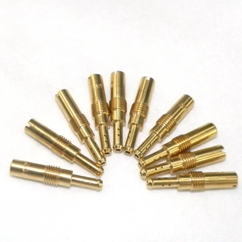 10 Chiếc Phi Công Máy Bay Phản Lực Chậm Phản Lực Cho Xe Máy GY6 Bộ Chế Hòa Khí PWK Keihin PE CVK FCR PWM PJ CBR CR N424-21 OKO CVK Kim Phun Vòi Phun