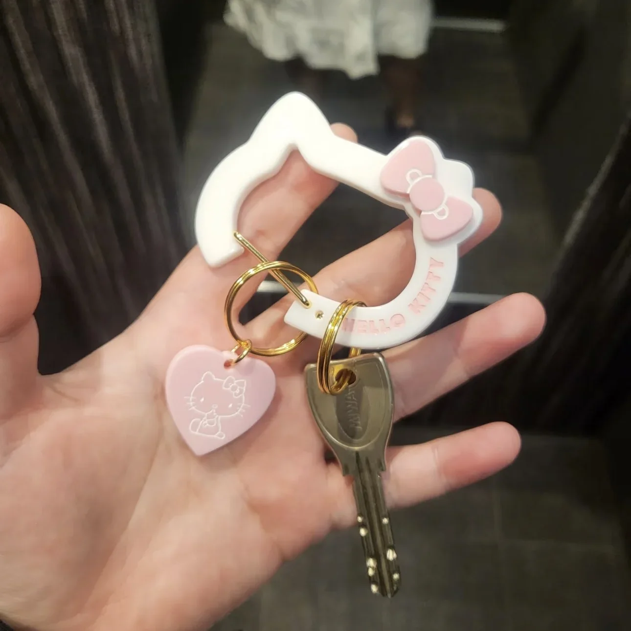 Hello Kitty Melody Keychains New Anime Car Key Ring Kids Backpack Pendant Women Bags Fashion Decoration Gift Hot Sales