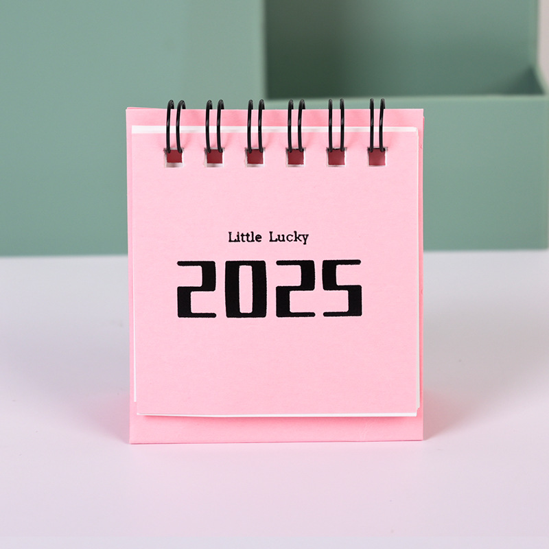 Calendrier mini bureau simple 2024.8.-2025, liste de tâches, calendrier 03, calendrier, licence de table, fournitures de bureau à domicile