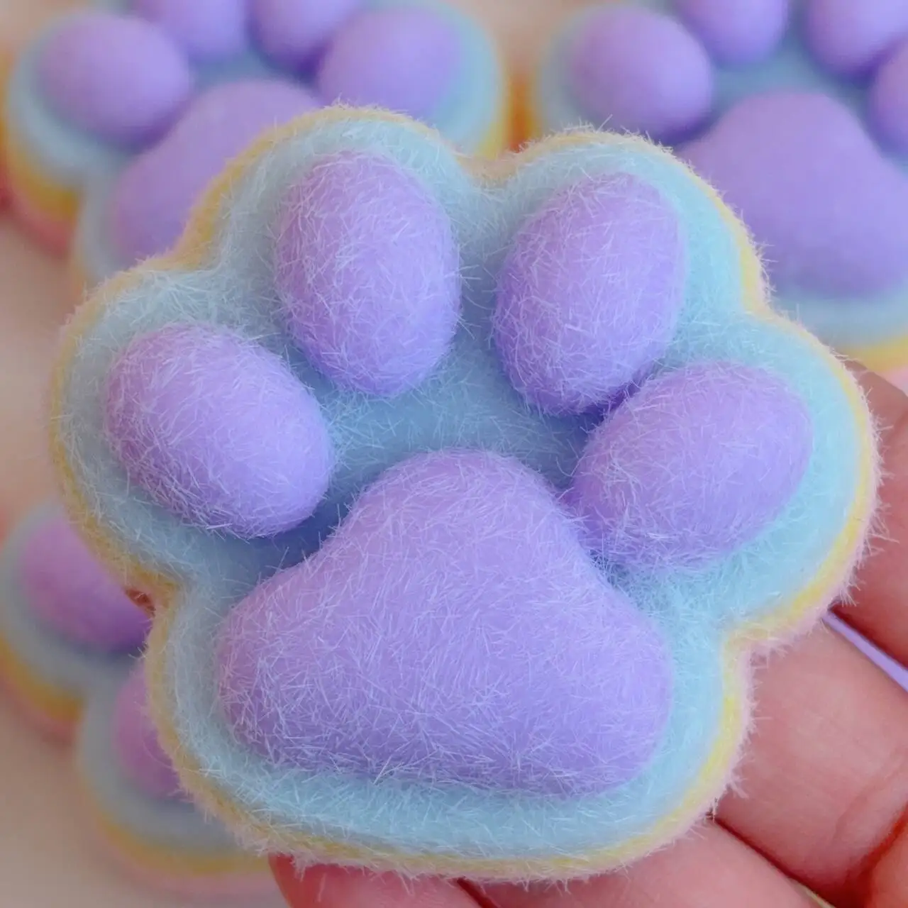 Neue Katzenpfote Mochi Taba Squishy Zappelspielzeug Niedliche Katzenpfoten Spielzeug Langsamer Rückprall Dekompressionsspielzeug Reduzieren Sie Stress Kinderspielzeug Geschenke ﻿